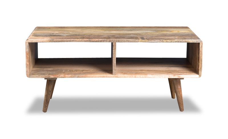 Light Retro Chic Open Coffee Table