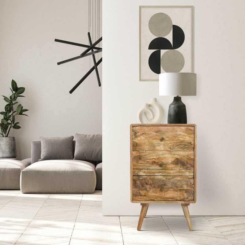 Geo Light Mango 45cm 3 Drawer Chest - Due 14th August