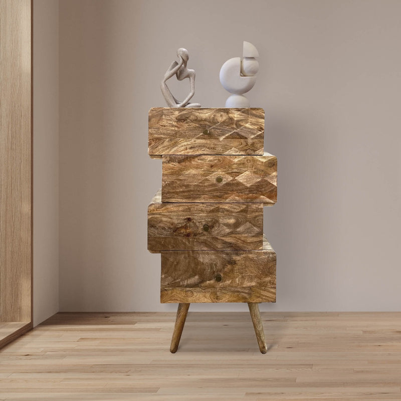 Geo Light Mango 45cm Chest of Drawers -  In Stock