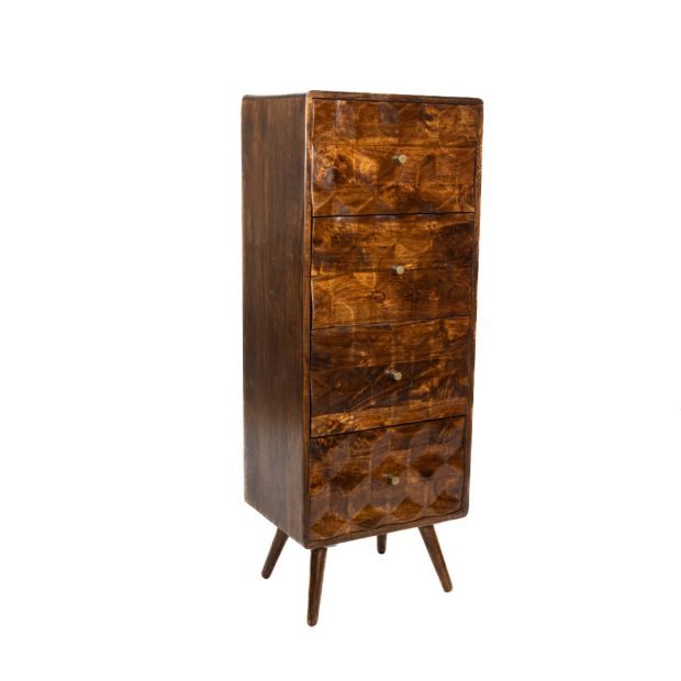 Geo Mango Tall Chest