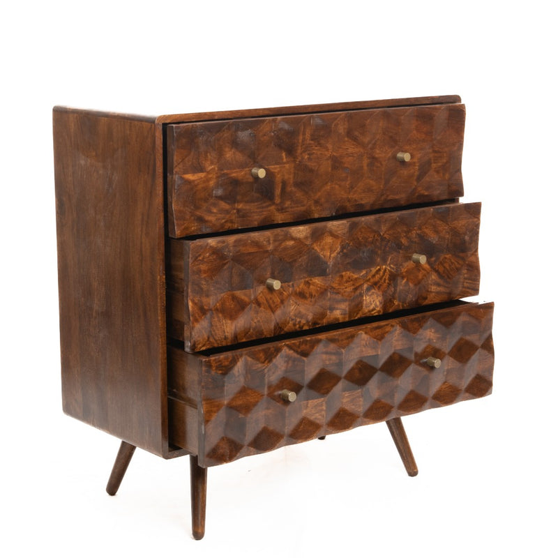 Geo Mango Chest of Drawers 