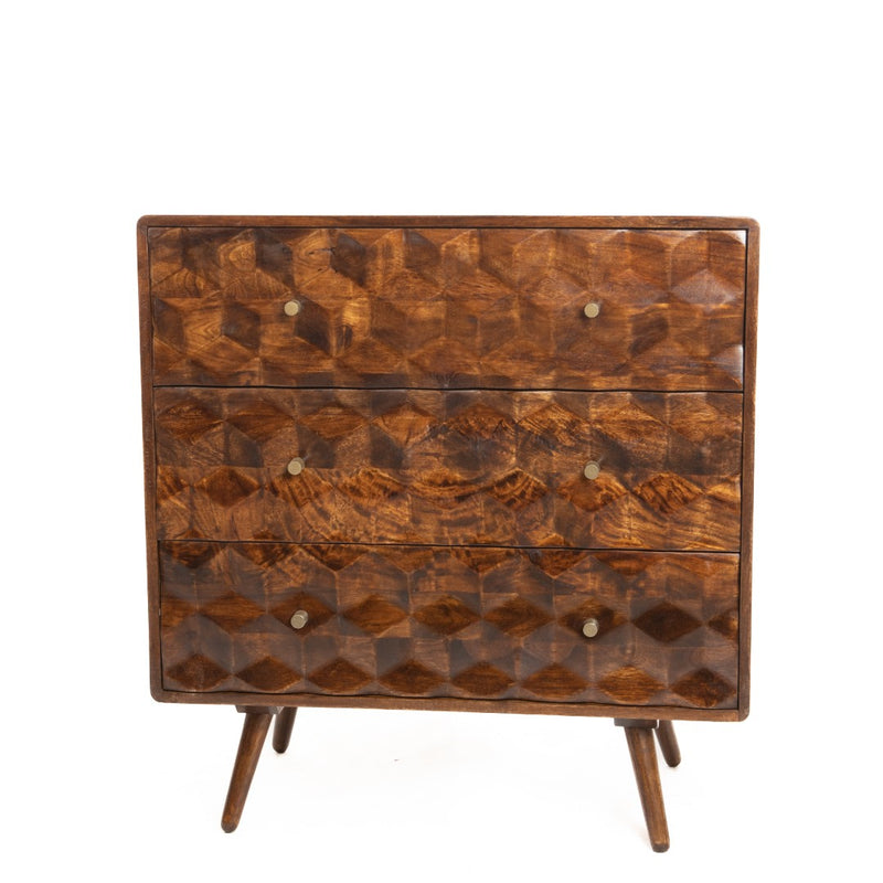 Geo Mango Chest of Drawers 