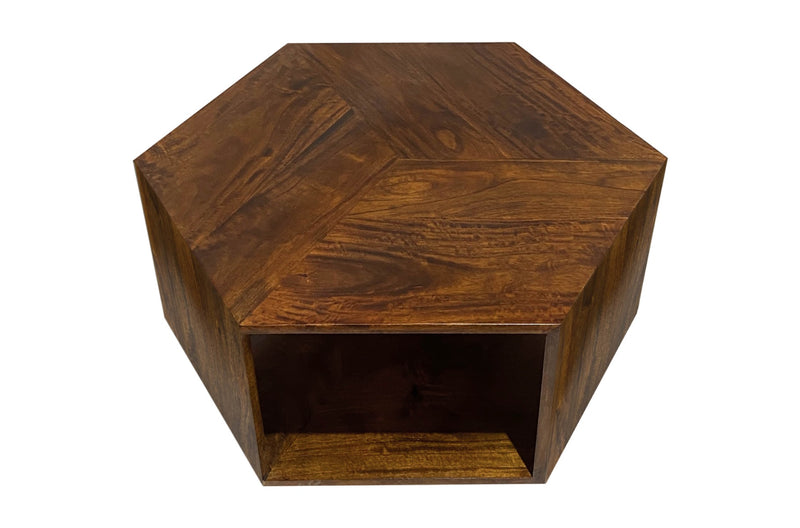 Geo Mango Hexagon Coffee Table - Due 20th August