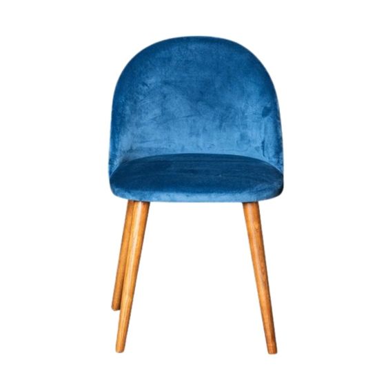 Ex Display Zena Velvet Dining Chair (T508) - One Available